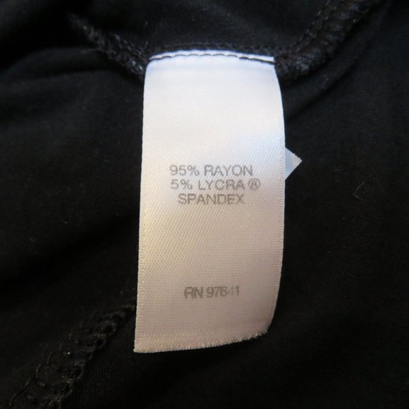 CLEARANCE J. Jill Wearever black gray and white print long sleeve tunic M - Picture 4 of 7